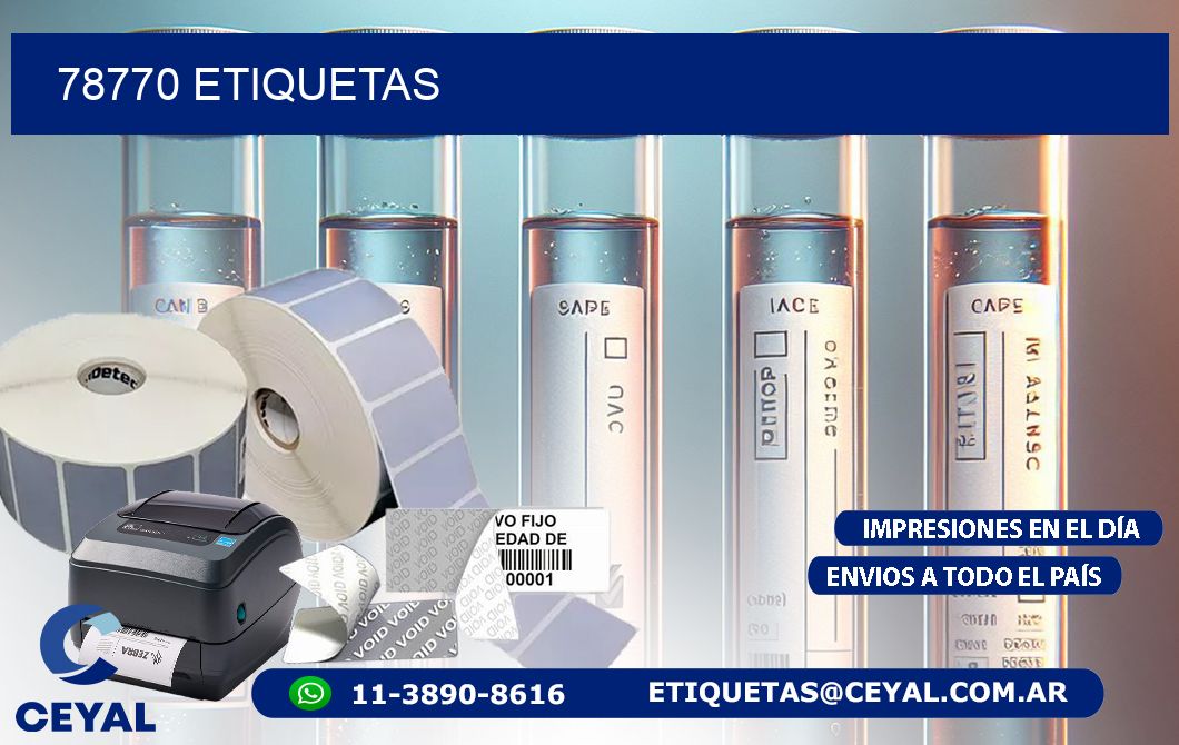 78770 ETIQUETAS