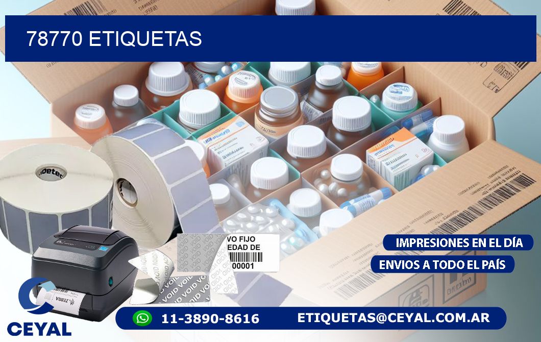 78770 ETIQUETAS