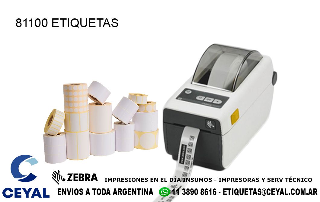 81100 ETIQUETAS