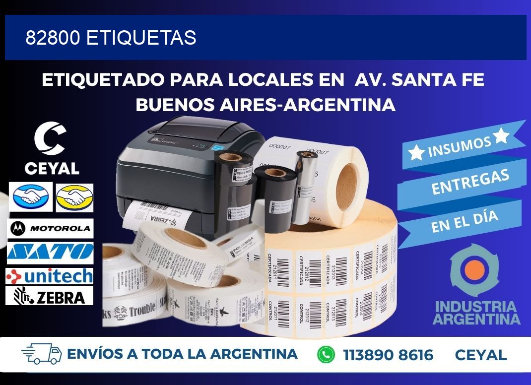 82800 ETIQUETAS