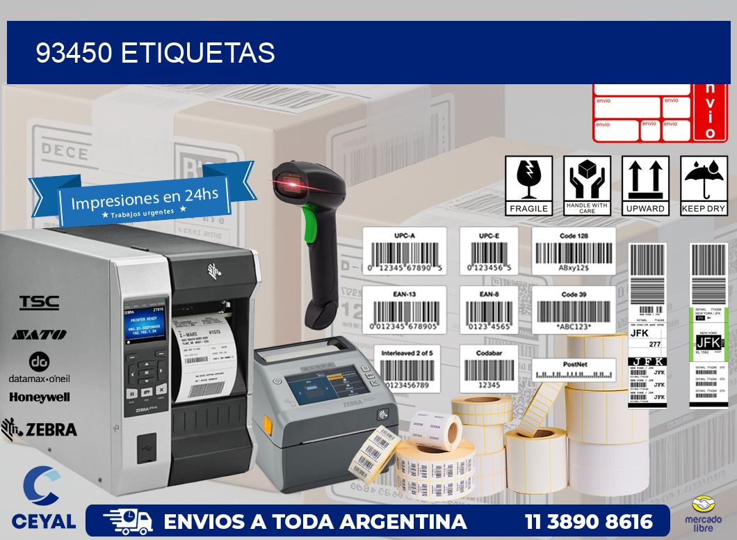 93450 ETIQUETAS