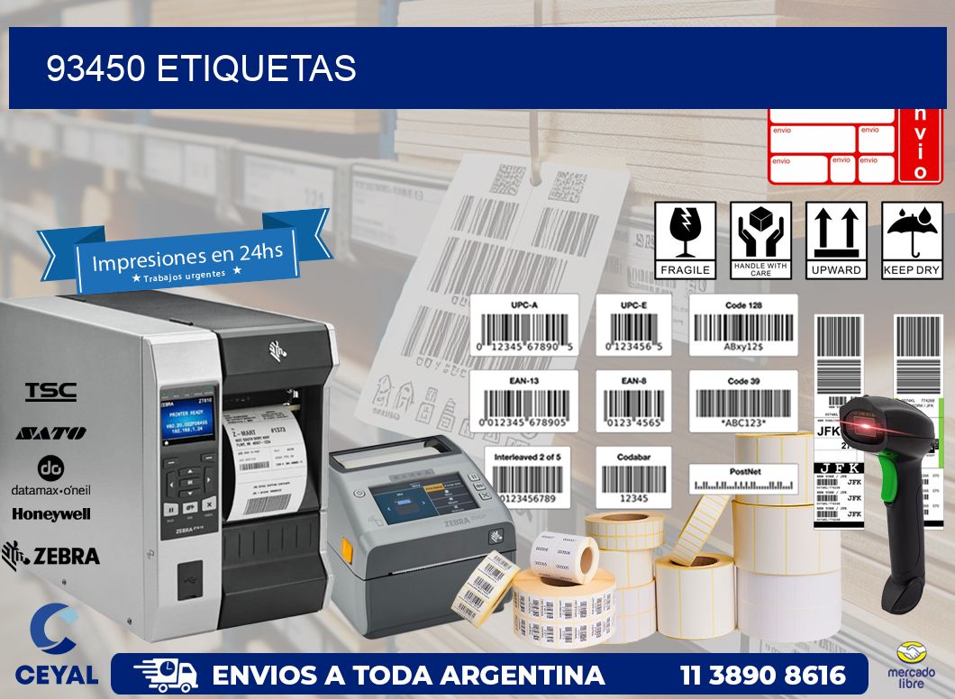 93450 ETIQUETAS