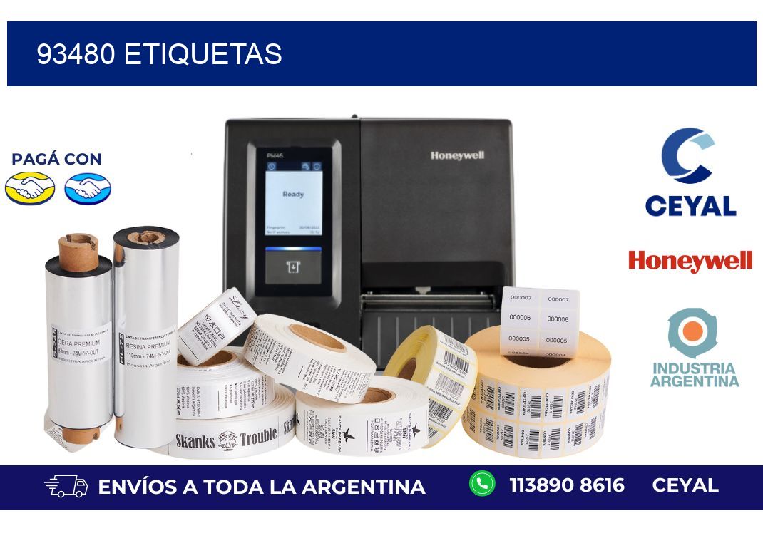 93480 ETIQUETAS