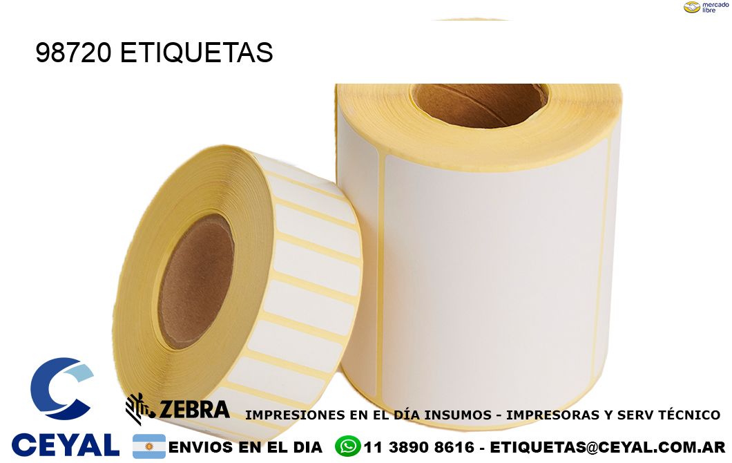 98720 ETIQUETAS