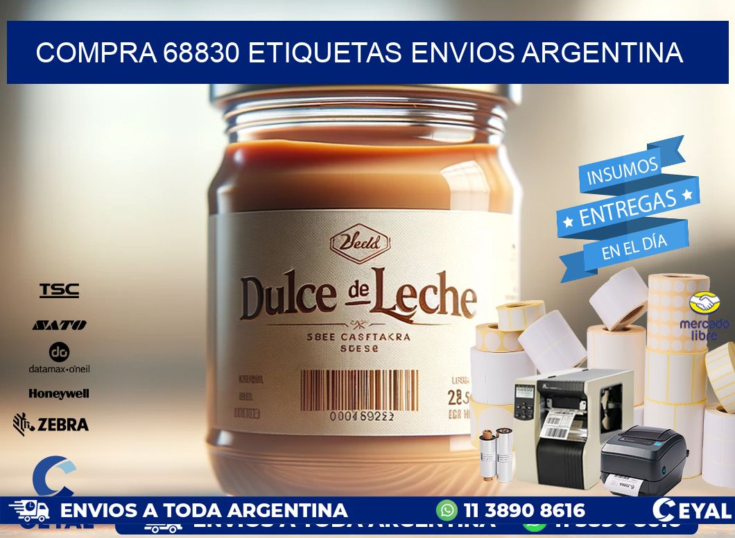 COMPRA 68830 ETIQUETAS ENVIOS ARGENTINA