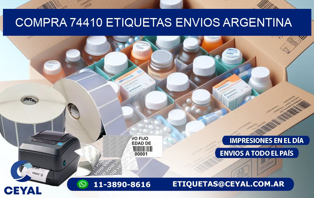 COMPRA 74410 ETIQUETAS ENVIOS ARGENTINA