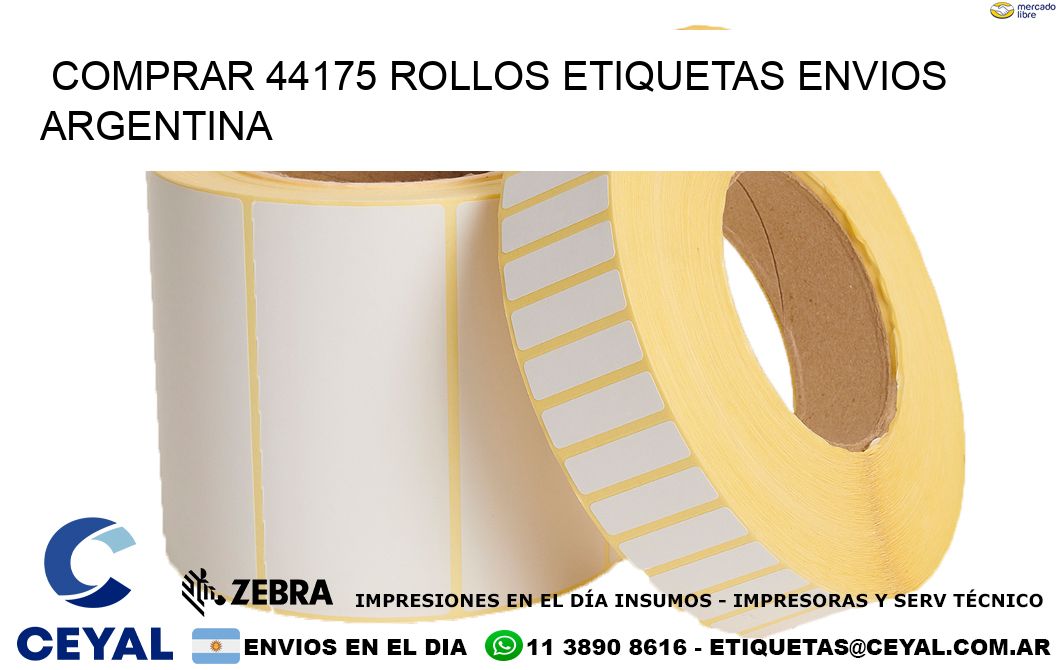 COMPRAR 44175 ROLLOS ETIQUETAS ENVIOS ARGENTINA