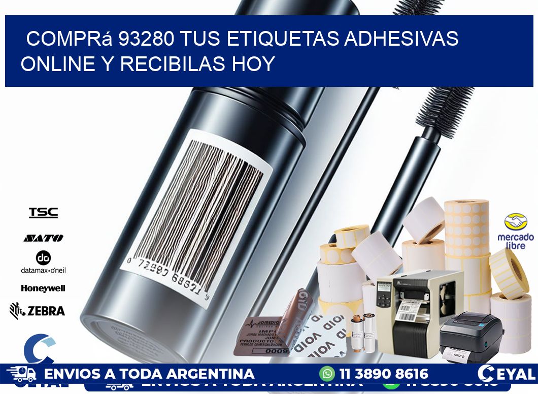 Comprá 93280 tus Etiquetas Adhesivas Online y Recibilas Hoy