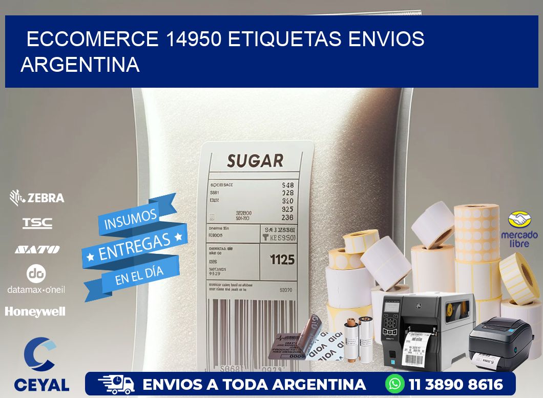 ECCOMERCE 14950 ETIQUETAS ENVIOS ARGENTINA