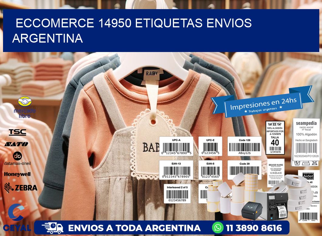 ECCOMERCE 14950 ETIQUETAS ENVIOS ARGENTINA