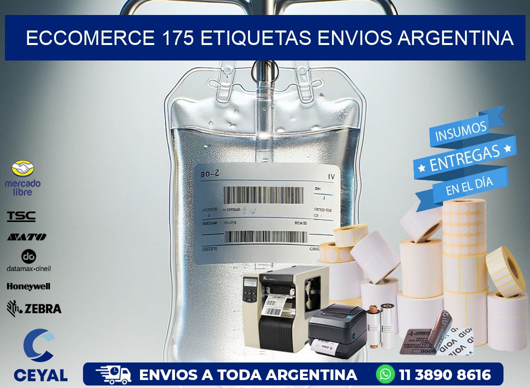 ECCOMERCE 175 ETIQUETAS ENVIOS ARGENTINA