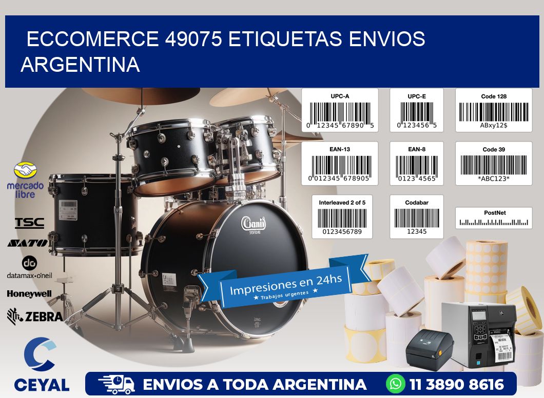 ECCOMERCE 49075 ETIQUETAS ENVIOS ARGENTINA