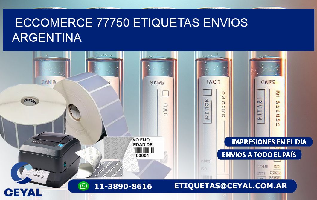 ECCOMERCE 77750 ETIQUETAS ENVIOS ARGENTINA