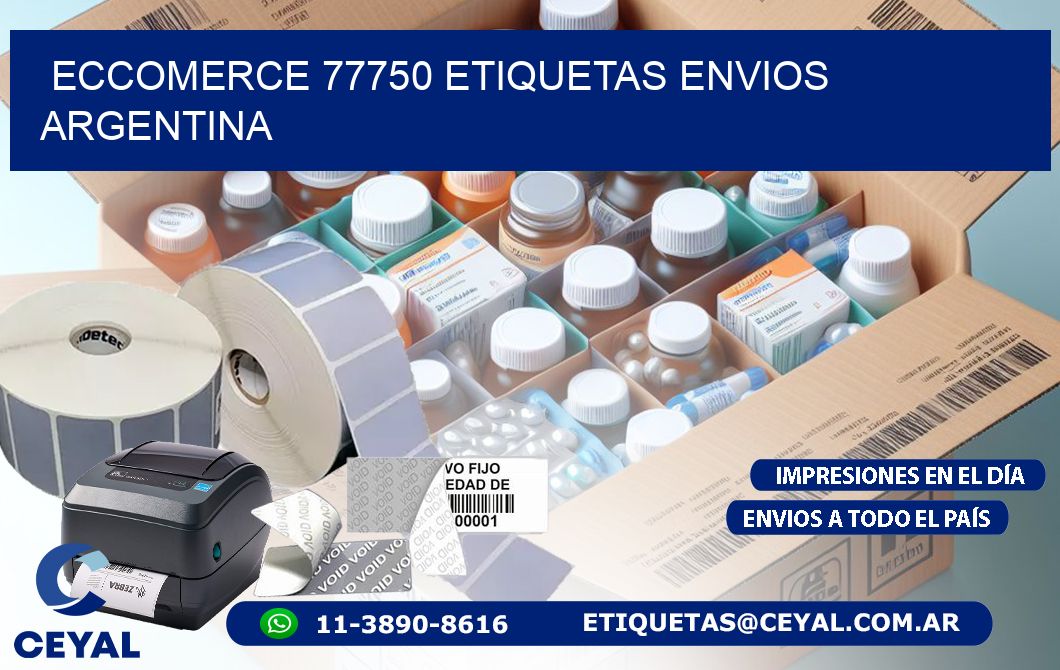 ECCOMERCE 77750 ETIQUETAS ENVIOS ARGENTINA