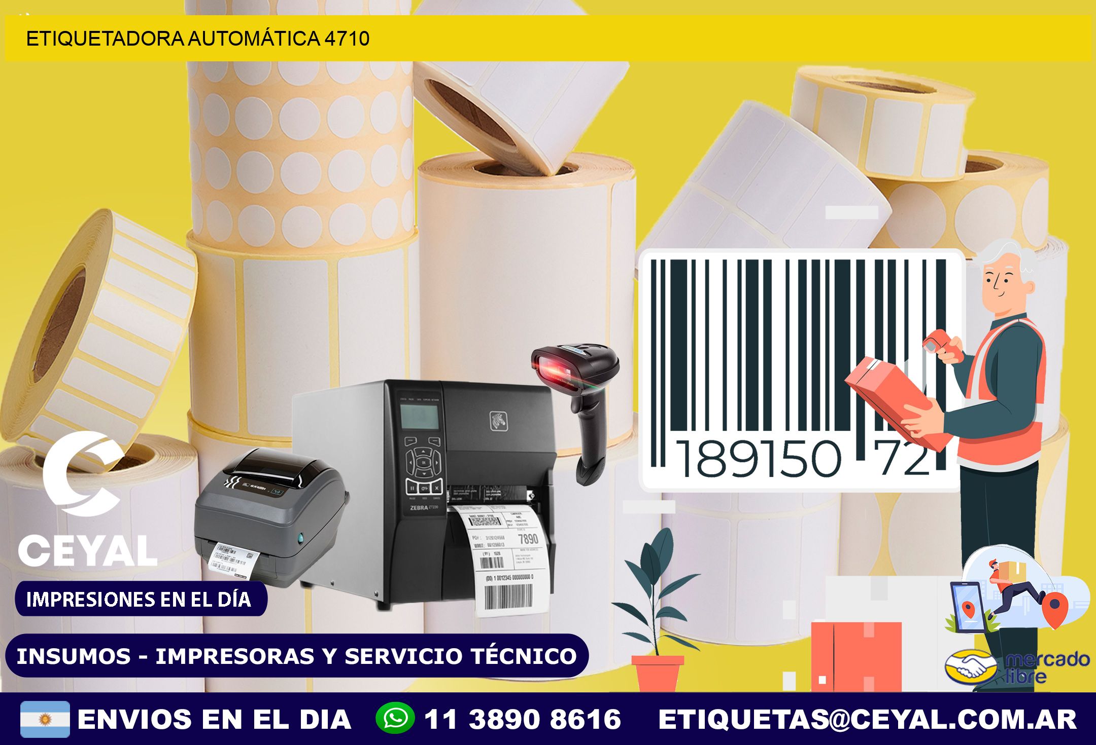 ETIQUETADORA AUTOMÁTICA 4710