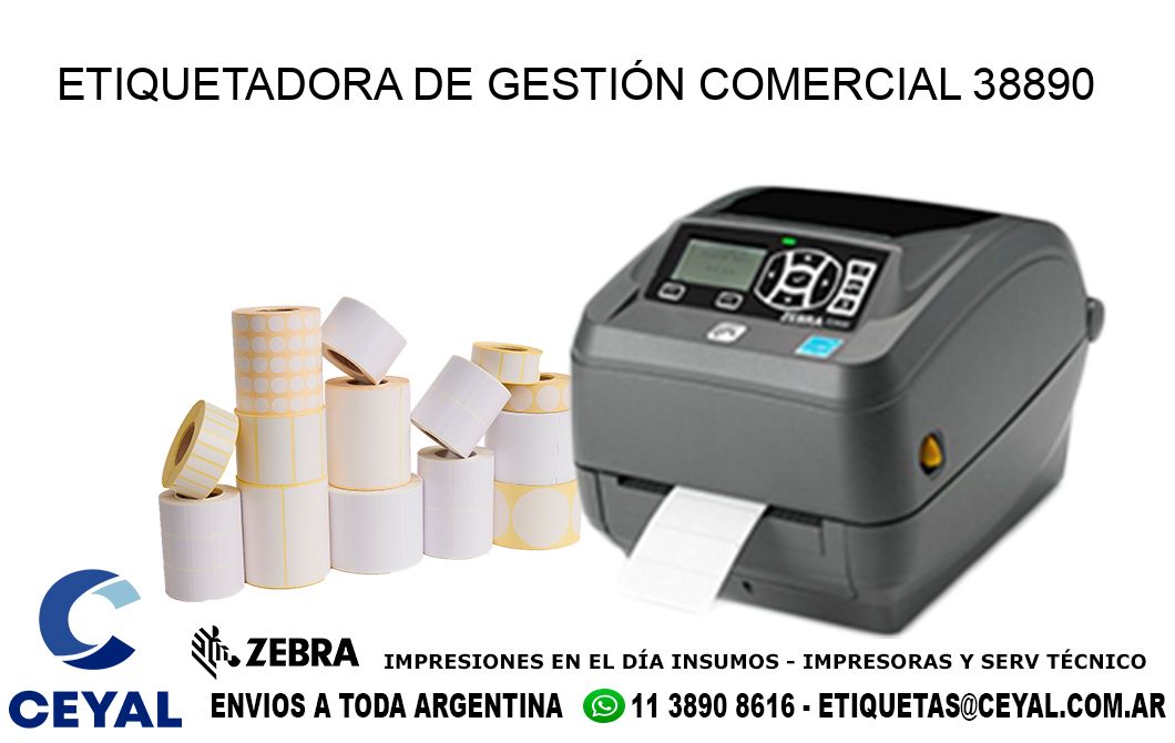 ETIQUETADORA DE GESTIÓN COMERCIAL 38890
