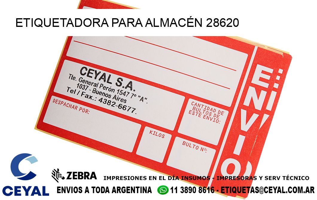 ETIQUETADORA PARA ALMACÉN 28620