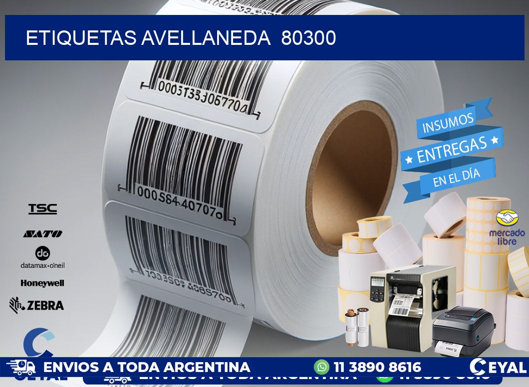 ETIQUETAS AVELLANEDA  80300