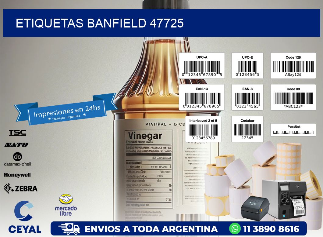 ETIQUETAS BANFIELD 47725
