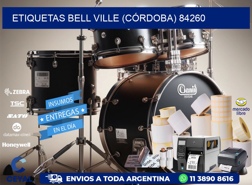 ETIQUETAS BELL VILLE (CÓRDOBA) 84260