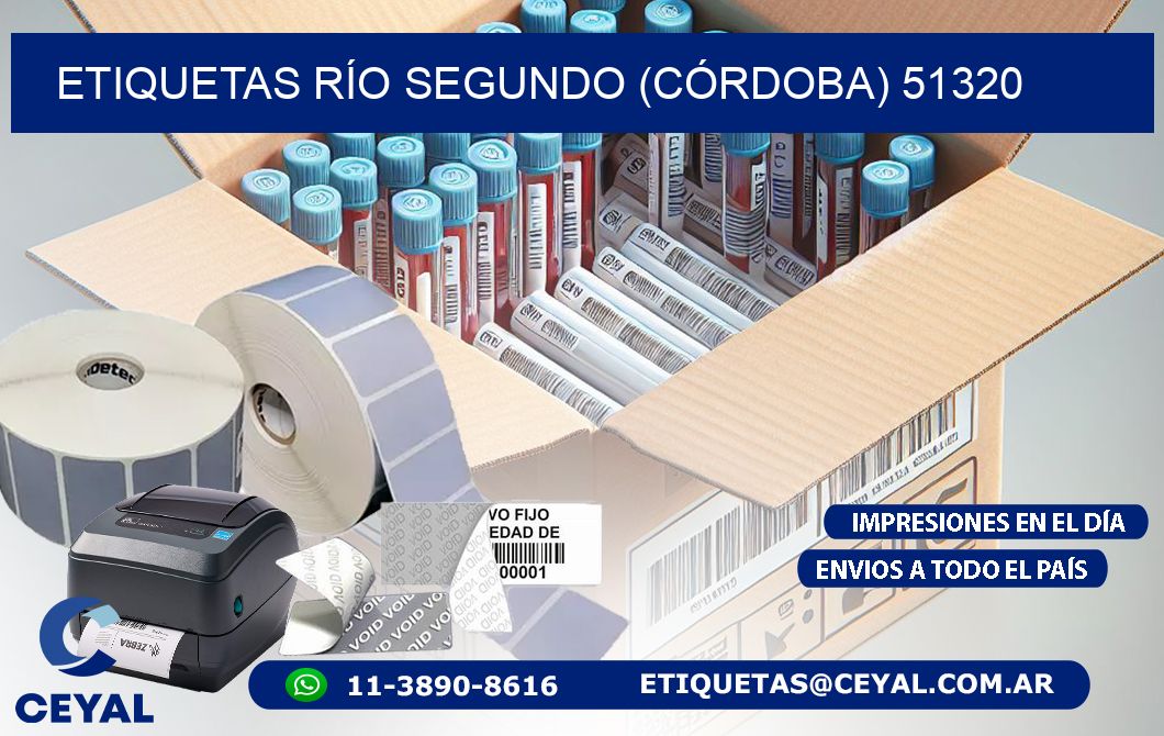 ETIQUETAS RÍO SEGUNDO (CÓRDOBA) 51320