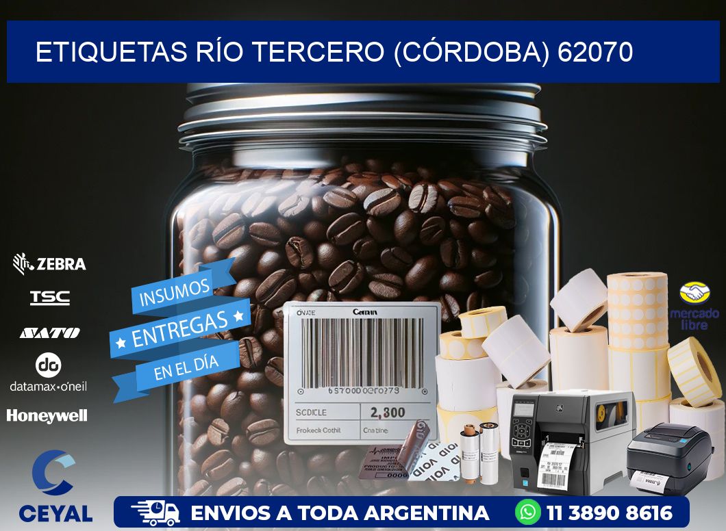 ETIQUETAS RÍO TERCERO (CÓRDOBA) 62070