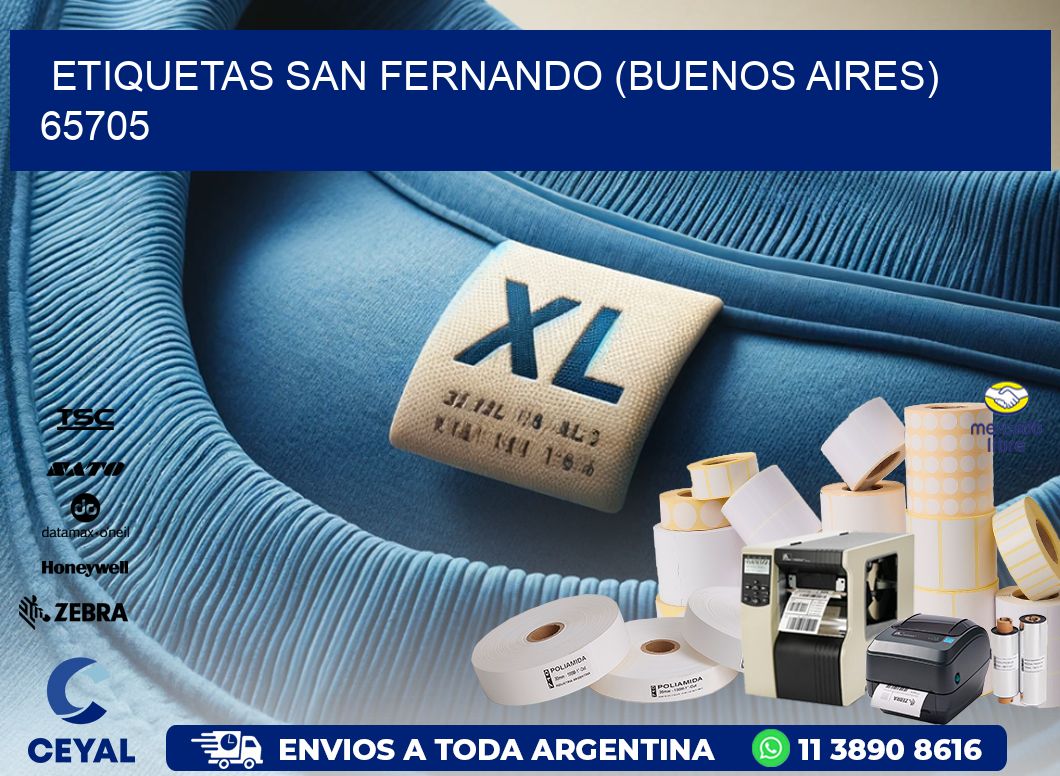 ETIQUETAS SAN FERNANDO (BUENOS AIRES) 65705