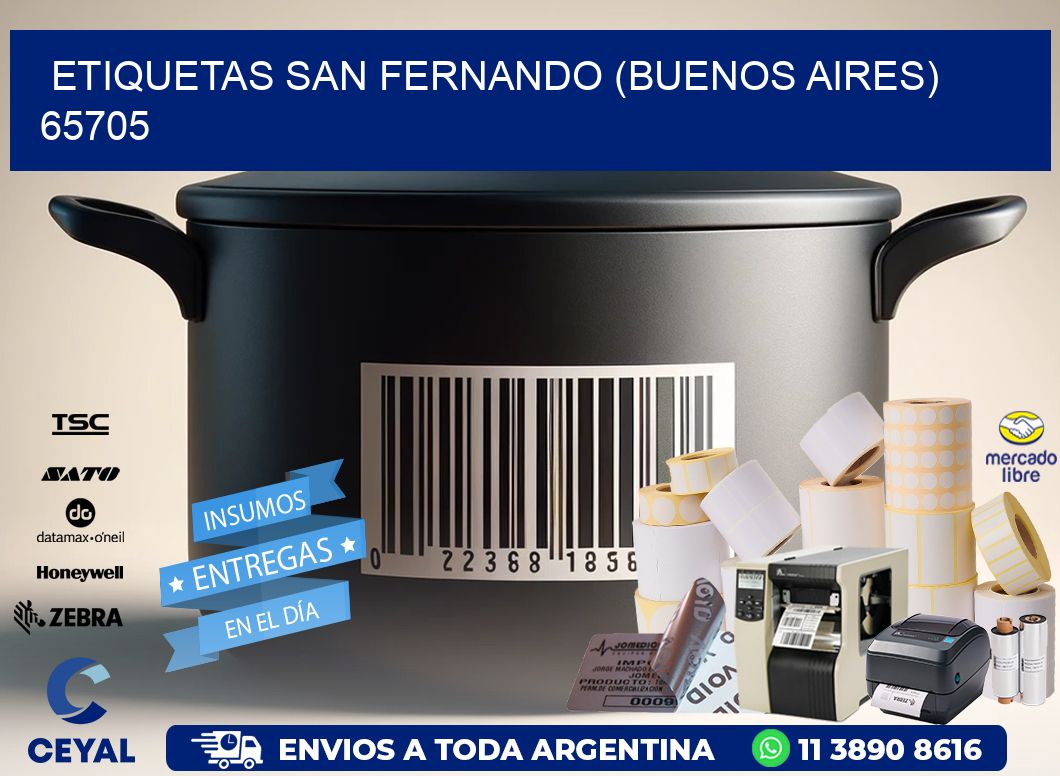 ETIQUETAS SAN FERNANDO (BUENOS AIRES) 65705