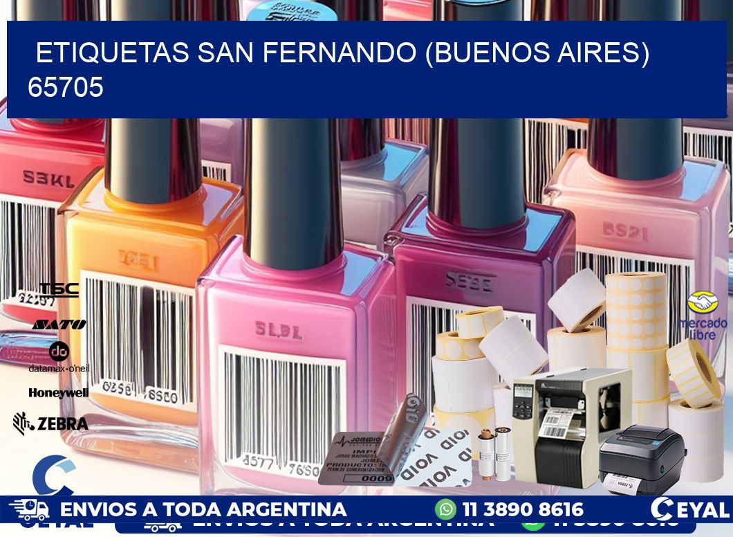 ETIQUETAS SAN FERNANDO (BUENOS AIRES) 65705