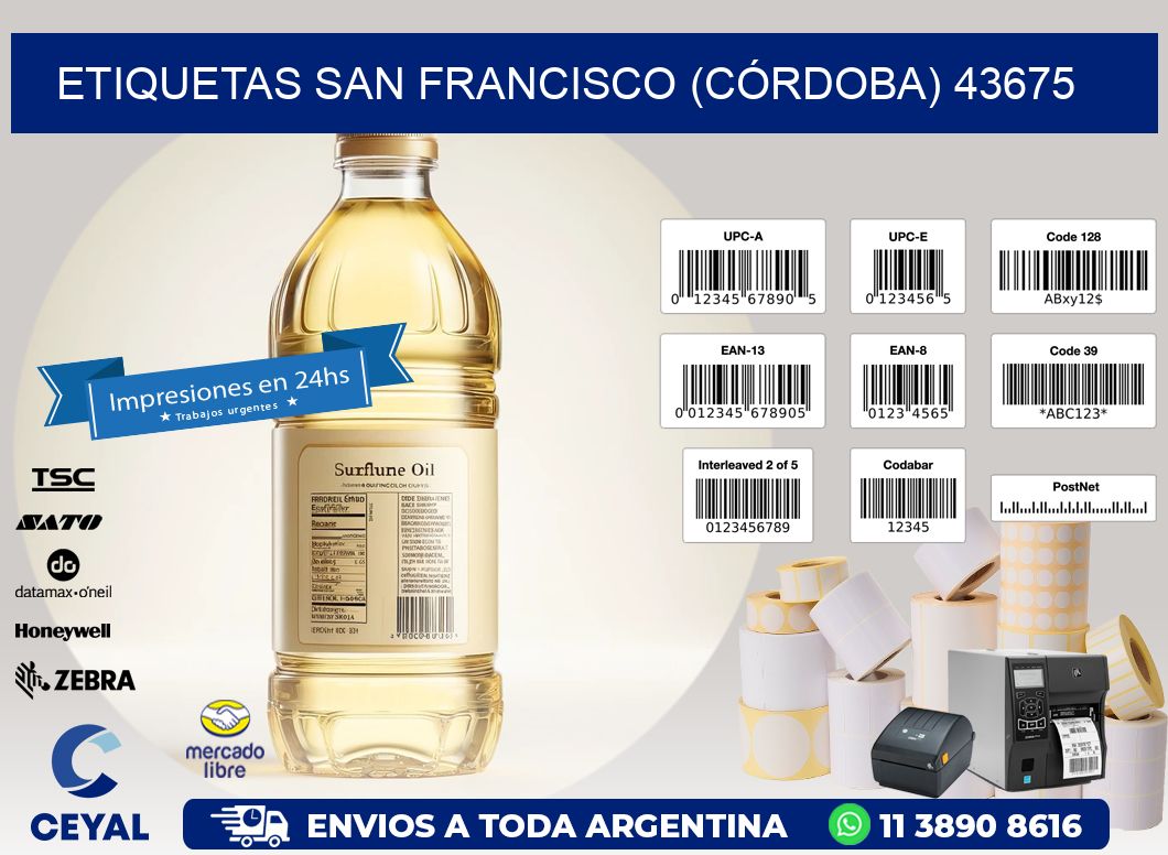 ETIQUETAS SAN FRANCISCO (CÓRDOBA) 43675