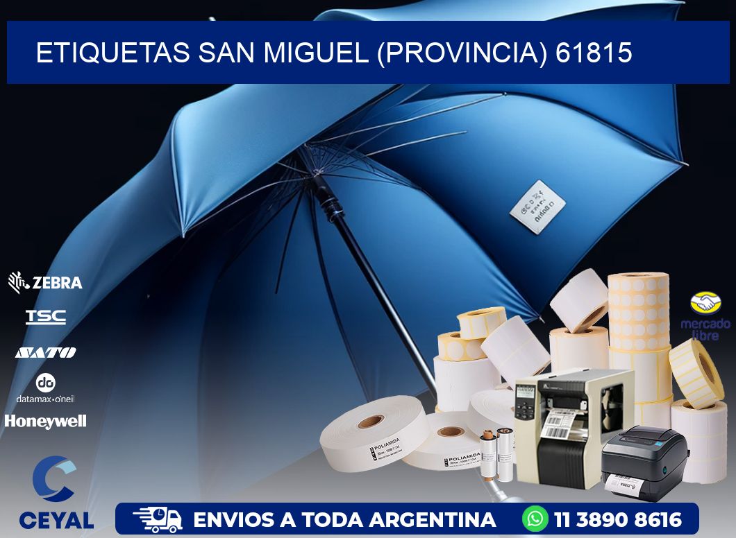 ETIQUETAS SAN MIGUEL (PROVINCIA) 61815
