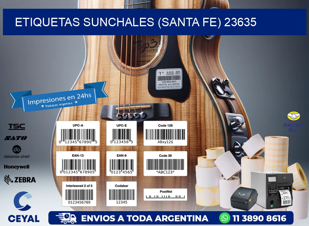 ETIQUETAS SUNCHALES (SANTA FE) 23635