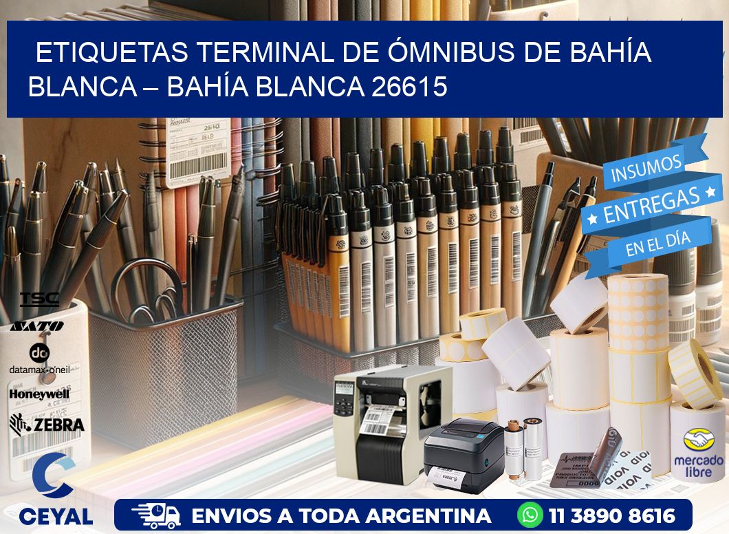 ETIQUETAS TERMINAL DE ÓMNIBUS DE BAHÍA BLANCA – BAHÍA BLANCA 26615