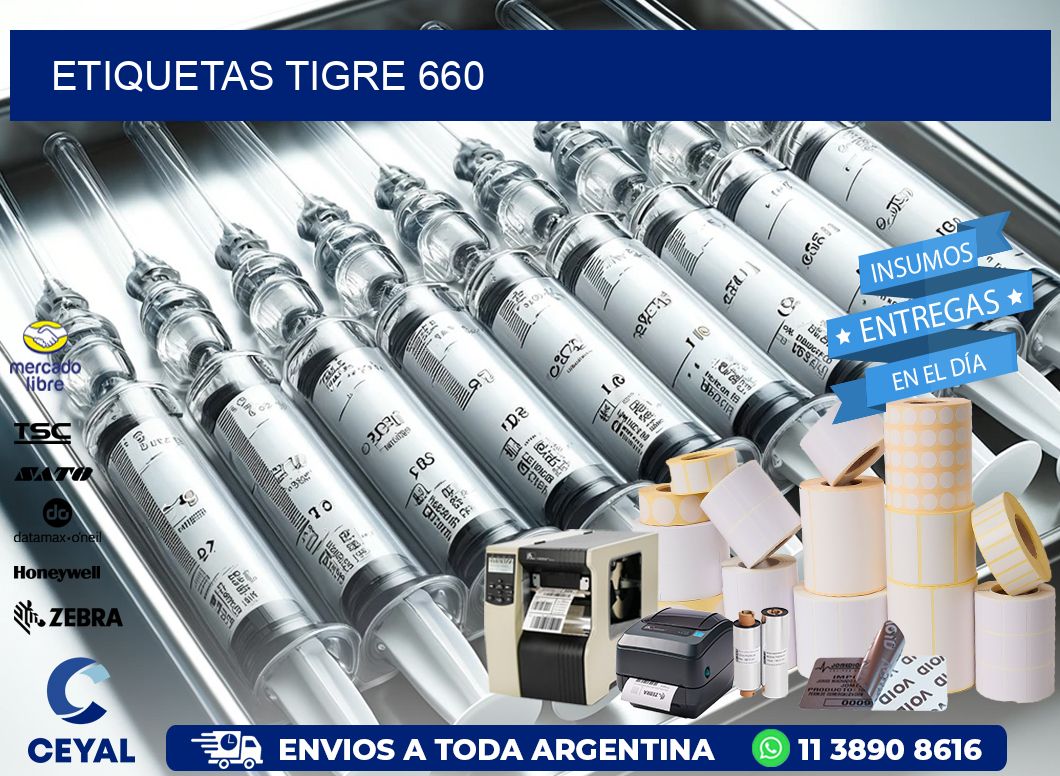 ETIQUETAS TIGRE 660