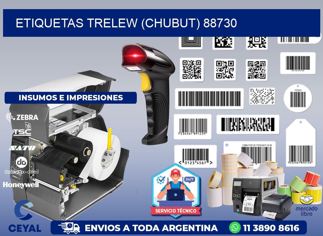 ETIQUETAS TRELEW (CHUBUT) 88730