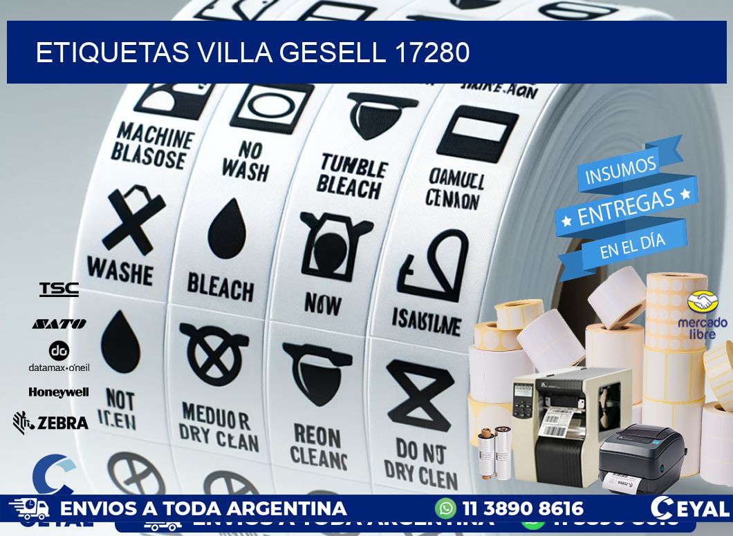 ETIQUETAS VILLA GESELL 17280