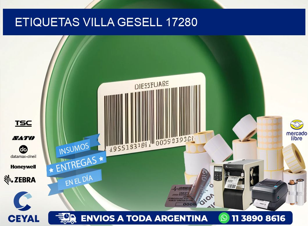 ETIQUETAS VILLA GESELL 17280