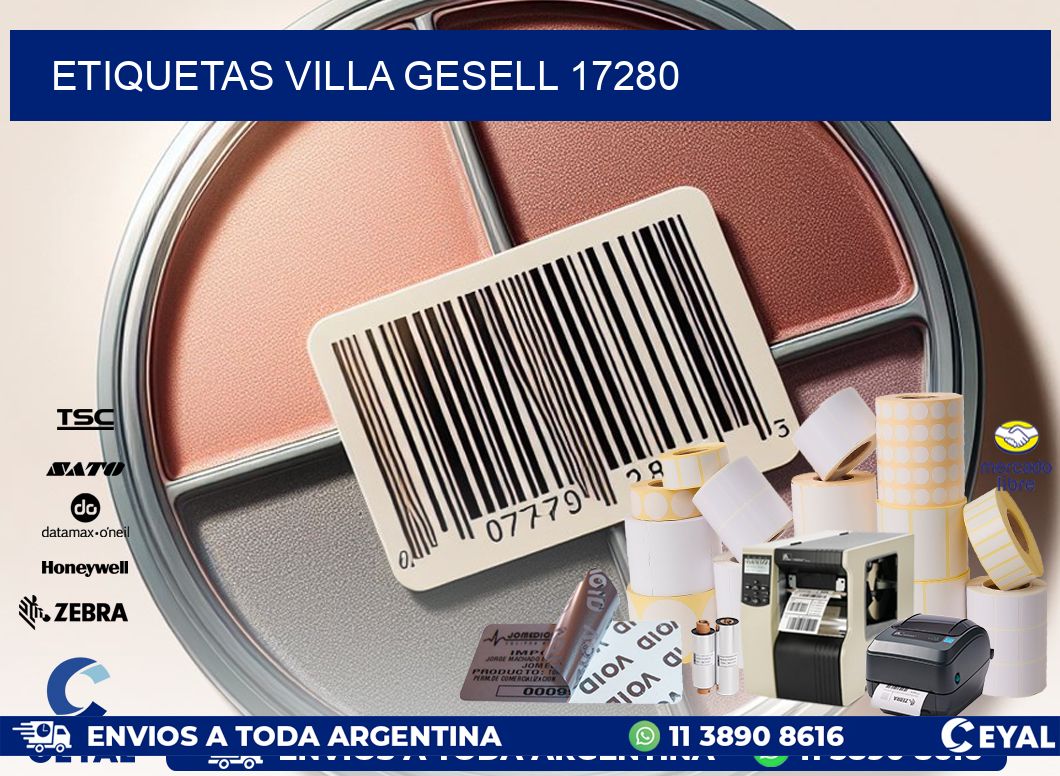 ETIQUETAS VILLA GESELL 17280