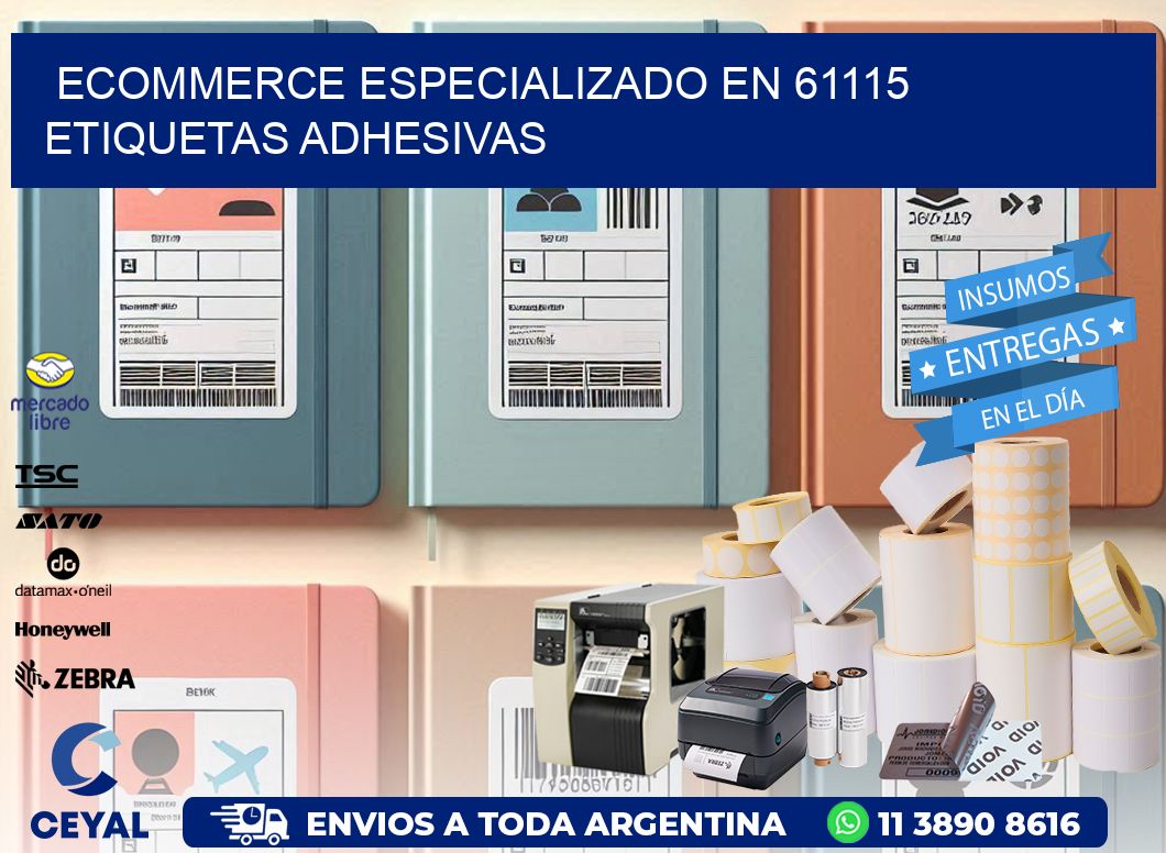 Ecommerce Especializado en 61115 Etiquetas Adhesivas