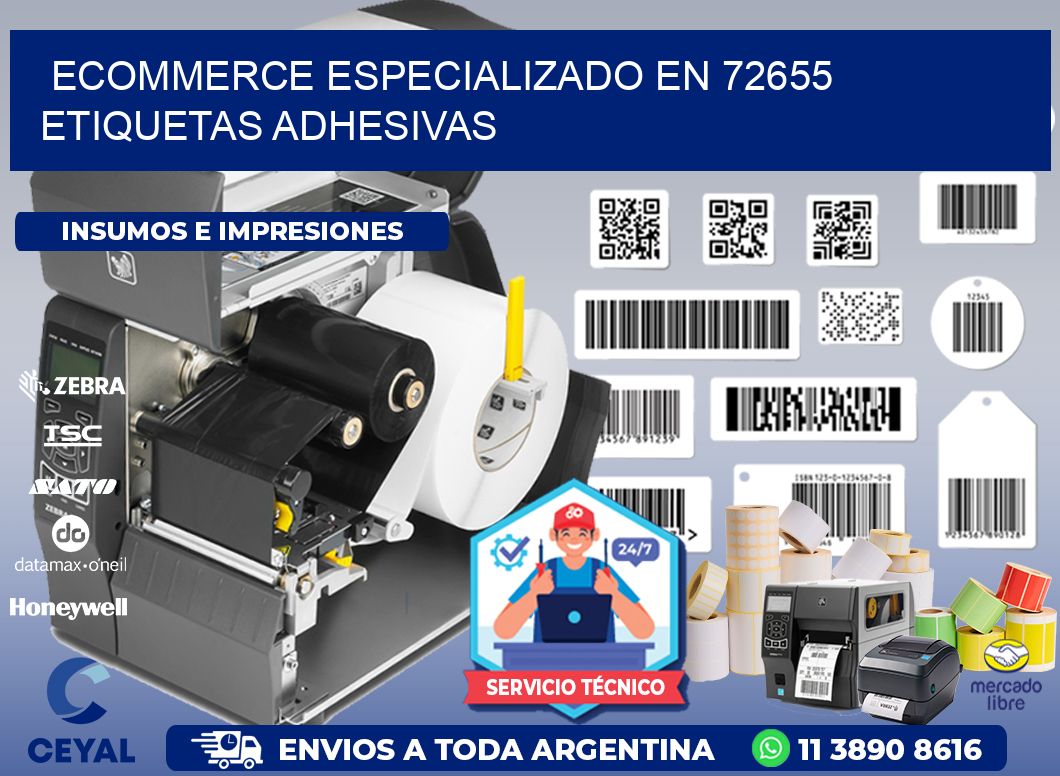 Ecommerce Especializado en 72655 Etiquetas Adhesivas