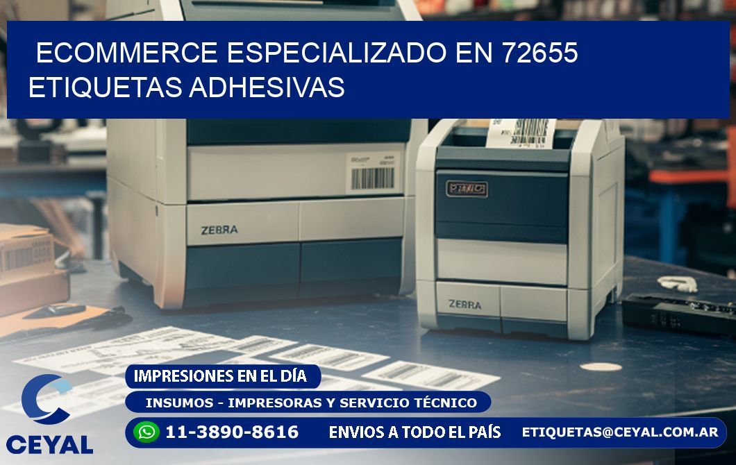 Ecommerce Especializado en 72655 Etiquetas Adhesivas