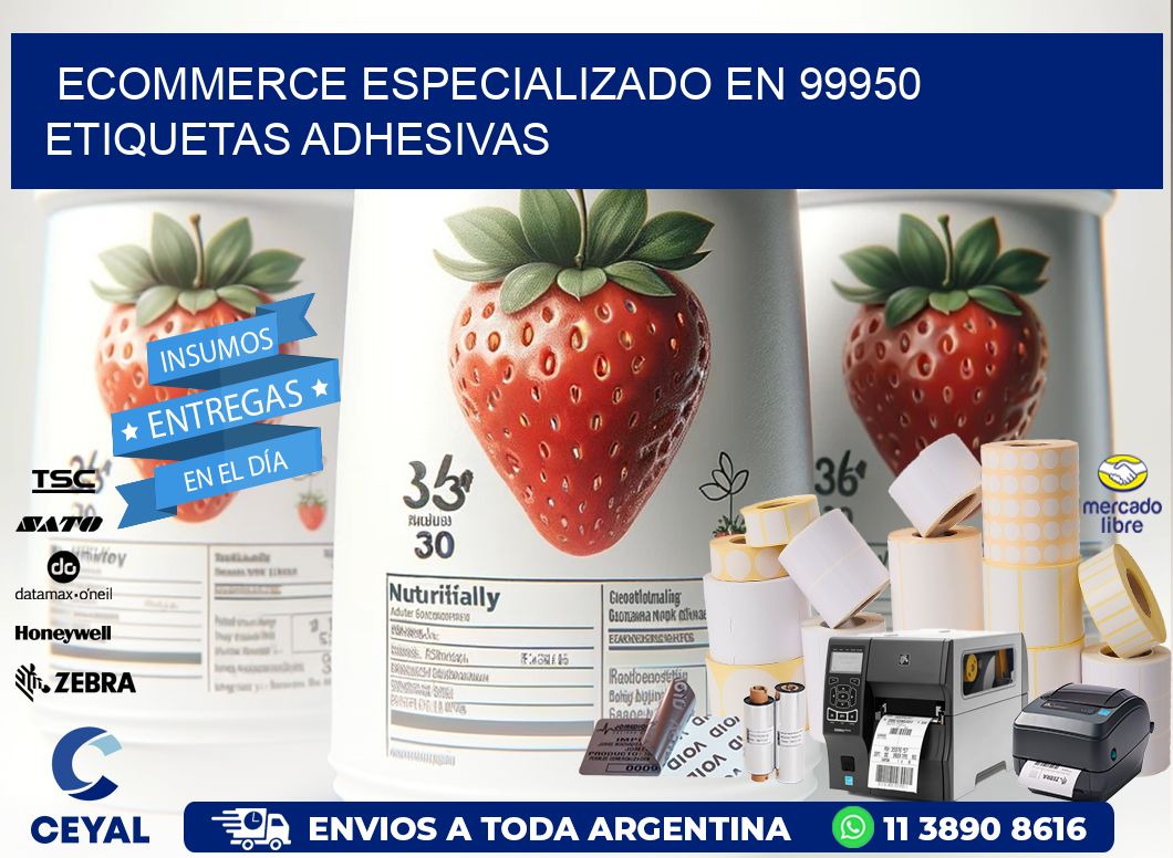 Ecommerce Especializado en 99950 Etiquetas Adhesivas