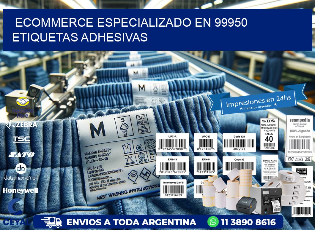 Ecommerce Especializado en 99950 Etiquetas Adhesivas