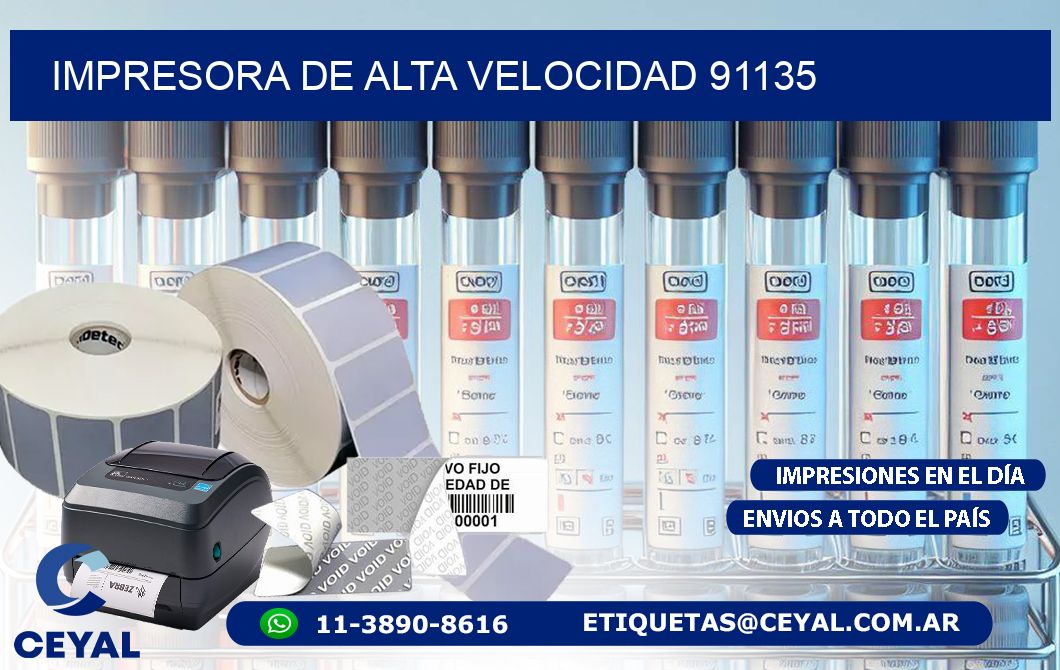 IMPRESORA DE ALTA VELOCIDAD 91135