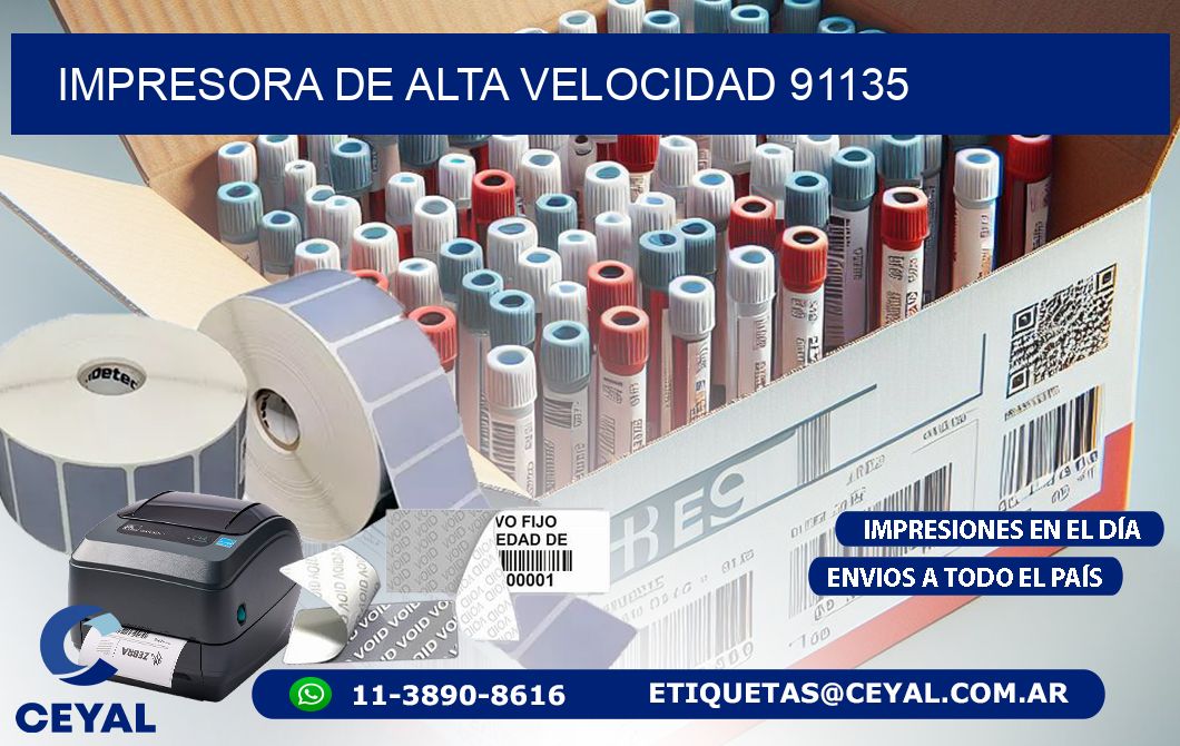 IMPRESORA DE ALTA VELOCIDAD 91135