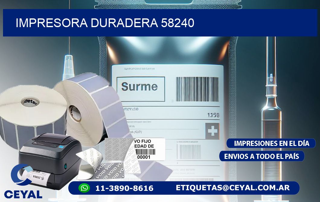 IMPRESORA DURADERA 58240