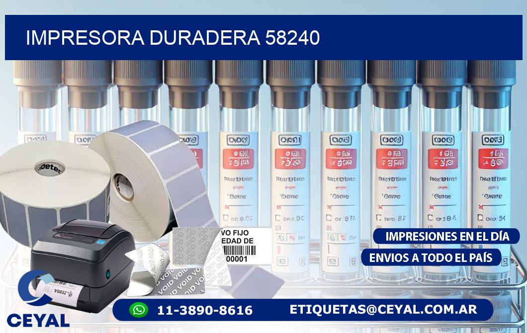 IMPRESORA DURADERA 58240