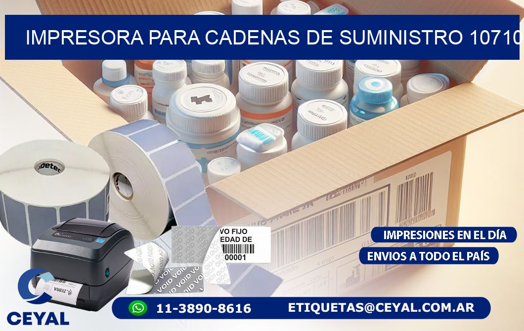 IMPRESORA PARA CADENAS DE SUMINISTRO 10710