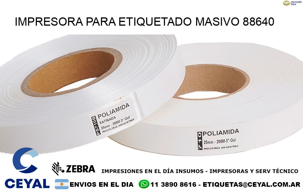 IMPRESORA PARA ETIQUETADO MASIVO 88640