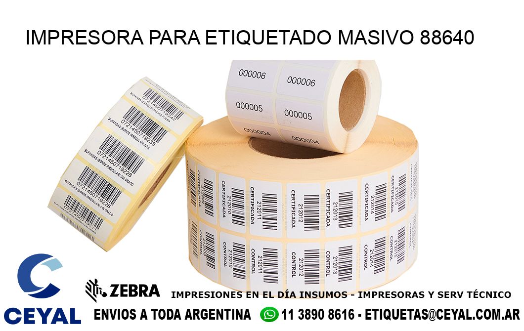IMPRESORA PARA ETIQUETADO MASIVO 88640